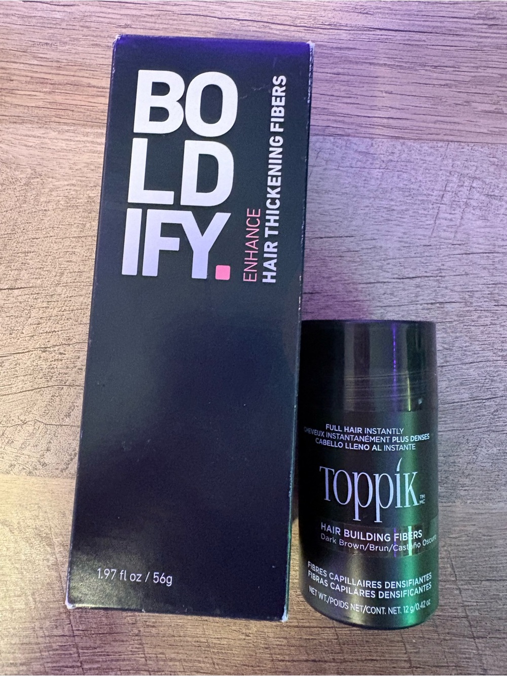 Boldify + Toppik Hair Building Fibers Bundle | Dark Brown